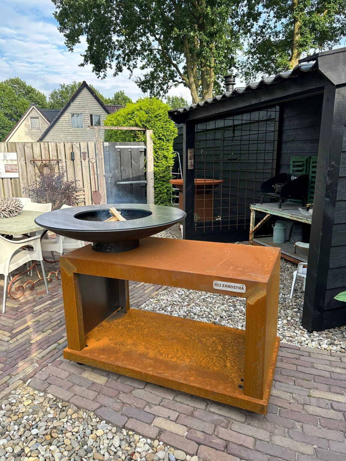 BIJZANDSTRA Vuurschaal BBQ type eiland